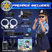 Disfraz de oficial de policía para niñas, disfraces de Halloween para niños de 10 años - Quierox - Tienda Online
