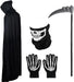 Disfraz de parca de Halloween, disfraz de fantasma aterrador de Halloween para adultos - Quierox - Tienda Online