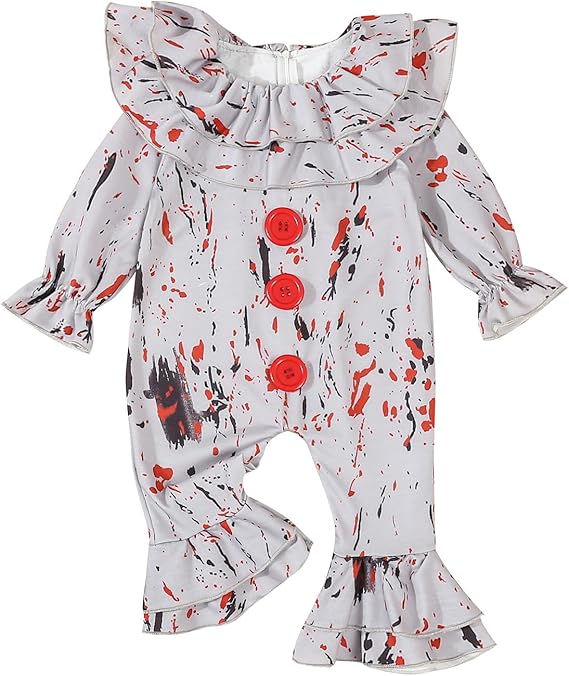 Disfraz de payaso para niña pequeña, disfraz de Halloween, traje de Joker, ropa de Halloween para bebé - Quierox - Tienda Online