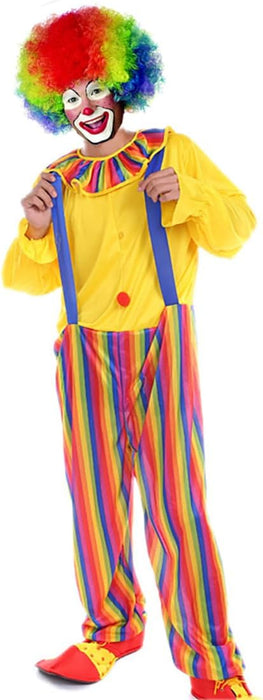 Disfraz de payaso para niños, traje de cuerpo con pelo colorido - Quierox - Tienda Online