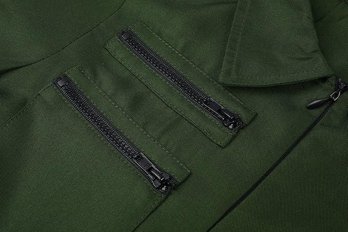 Disfraz de piloto de combate de la Fuerza Aérea para niños de ReliParty, color verde oscuro - Quierox - Tienda Online
