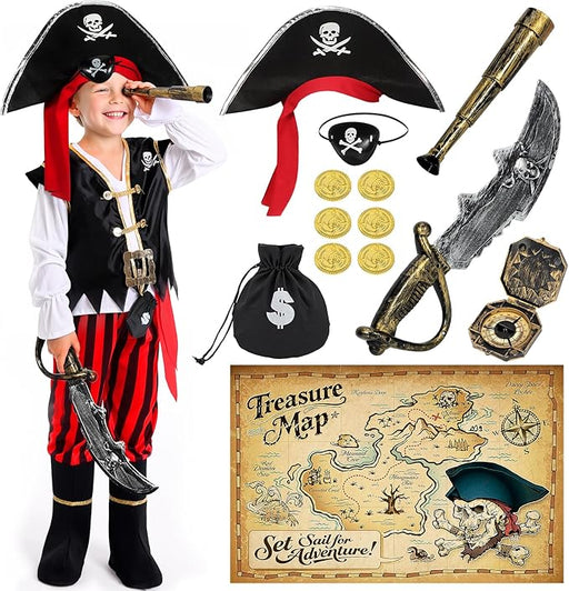 Disfraz de pirata para niños, disfraz de Halloween para niños - Quierox - Tienda Online