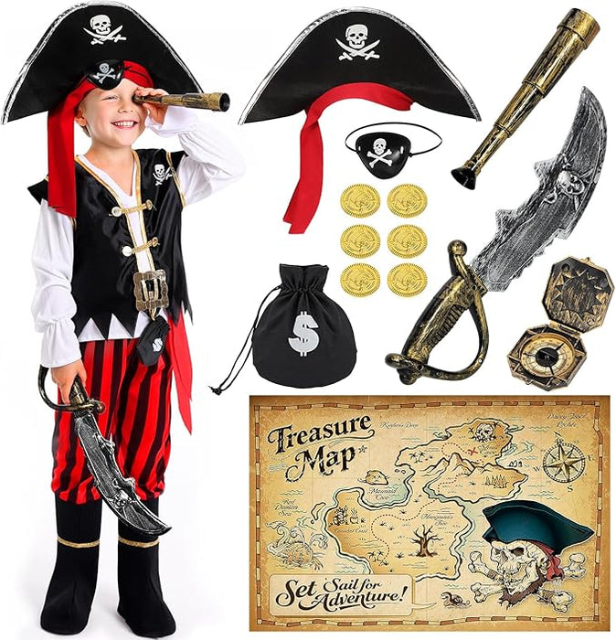 Disfraz de pirata para niños, disfraz de Halloween para niños - Quierox - Tienda Online