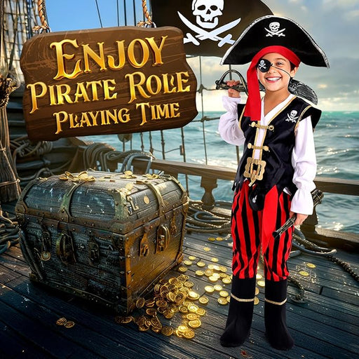 Disfraz de pirata para niños, disfraz de Halloween para niños - Quierox - Tienda Online