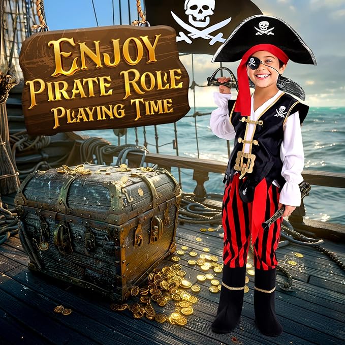 Disfraz de pirata para niños, disfraz de Halloween para niños - Quierox - Tienda Online