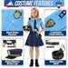 Disfraz de policía de Loscola para niñas, disfraz de oficial de policía - Quierox - Tienda Online