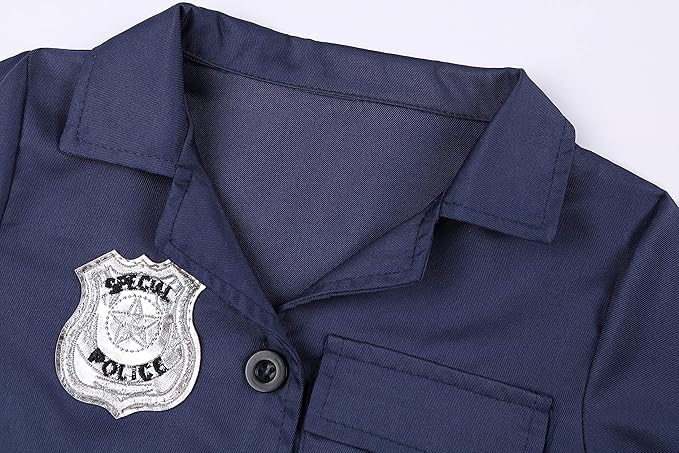 Disfraz de policía para niñas de Getyothtop, disfraz de cosplay de Halloween - Quierox - Tienda Online