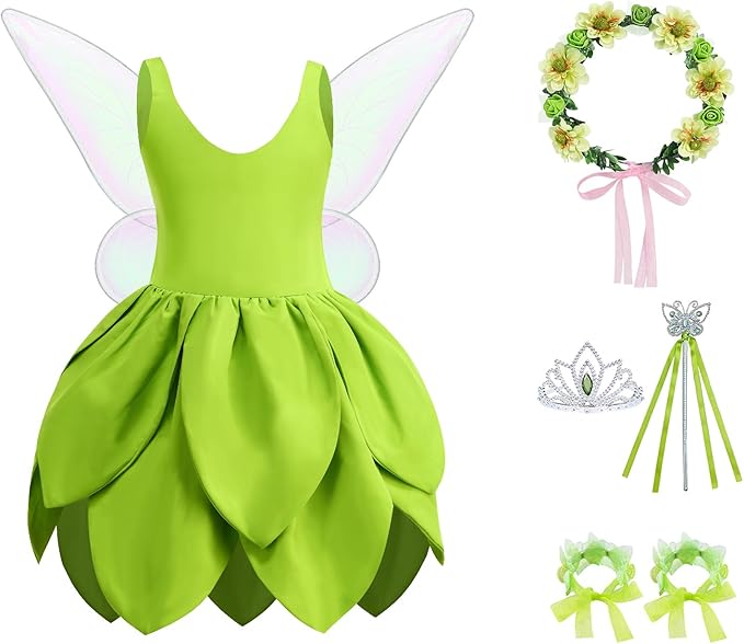 Disfraz de princesa hada para niñas, ideal para fiestas de cumpleaños, Halloween - Quierox - Tienda Online