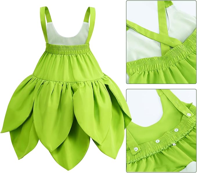 Disfraz de princesa hada para niñas, ideal para fiestas de cumpleaños, Halloween - Quierox - Tienda Online