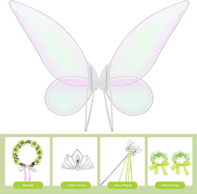 Disfraz de princesa hada para niñas, ideal para fiestas de cumpleaños, Halloween - Quierox - Tienda Online