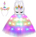 Disfraz de unicornio para niñas Disfraz LED Iluminación - Quierox - Tienda Online