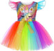 Disfraz de unicornio para niñas, vestido de tutú de princesa con luz LED y diadema de unicornio - Quierox - Tienda Online