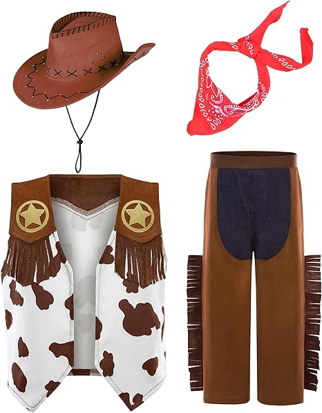 Disfraz de vaquero para niños y niñas, conjunto de cosplay - Quierox - Tienda Online