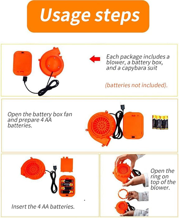 Disfraz inflable de Capybara para adolescentes, disfraces inflables de Halloween - Quierox - Tienda Online