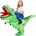 Disfraz inflable de dinosaurio para niños que montan en T Rex, disfraz de Halloween divertido para niños y niñas - Quierox - Tienda Online