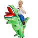Disfraz inflable de dinosaurio para niños que montan en T Rex, disfraz de Halloween divertido para niños y niñas - Quierox - Tienda Online