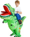 Disfraz inflable de dinosaurio para niños que montan en T Rex, disfraz de Halloween divertido para niños y niñas - Quierox - Tienda Online