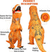 Disfraz inflable de dinosaurio YEAHBEER, disfraz de dinosaurio T - Rex, disfraz inflable - Quierox - Tienda Online