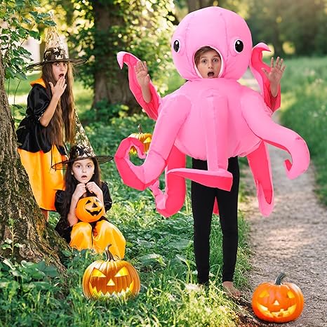 Disfraz inflable de pulpo para niños, disfraz inflable de Halloween - Quierox - Tienda Online