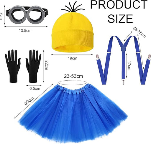 Disfraz Minion, Accesorios de Disfraces Halloween para niños, para Fiesta de Carnaval Cosplay - Quierox - Tienda Online