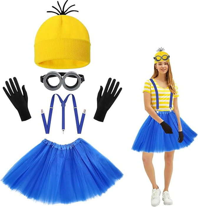 Disfraz Minion, Accesorios de Disfraces Halloween para niños, para Fiesta de Carnaval Cosplay - Quierox - Tienda Online