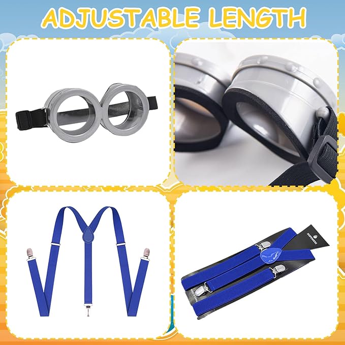 Disfraz Minion, Accesorios de Disfraces Halloween para niños, para Fiesta de Carnaval Cosplay - Quierox - Tienda Online