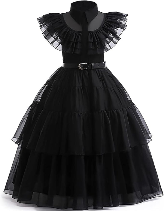 Disfraz negro para niñas, fiesta de cumpleaños, Halloween - Quierox - Tienda Online