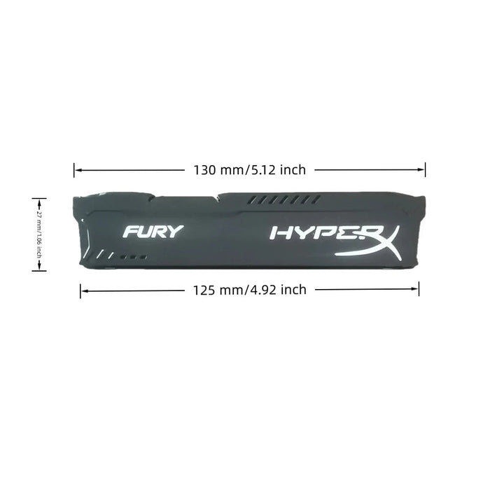 Disipador de calor para memoria RAM DDR2, DDR3 y DDR4 Fury - Quierox - Tienda Online