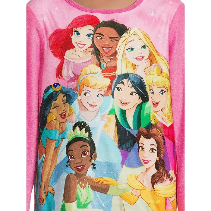 Disney Princess Conjunto de pijama de 2 piezas con camiseta y pantalón de manga larga con personajes - Quierox - Tienda Online