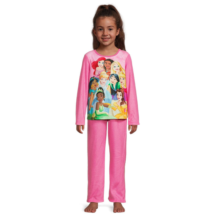 Disney Princess Conjunto de pijama de 2 piezas con camiseta y pantalón de manga larga con personajes - Quierox - Tienda Online
