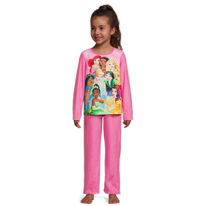 Disney Princess Conjunto de pijama de 2 piezas con camiseta y pantalón de manga larga con personajes - Quierox - Tienda Online