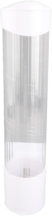 Dispensador de vasos de papel, organizador de plástico, práctico contenedor para cocina y oficina, plástico premium, 7,5 cm, 50 vasos - Quierox - Tienda Online