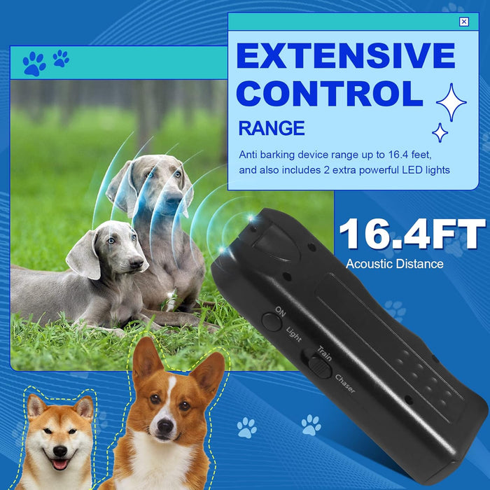 Dispositivo antiladridos, control de ladridos, seguro para humanos y perros - Quierox - Tienda Online