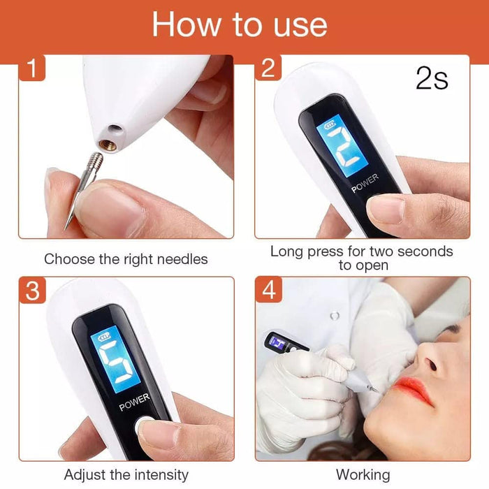 Dispositivo de belleza facial para eliminar manchas oscuras, lunares y tatuajes.. - Quierox - Tienda Online
