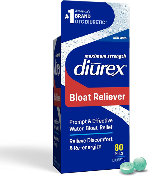 Diurex Pastillas de agua ultra reenergizantes - Alivia la hinchazón de agua - Quierox - Tienda Online