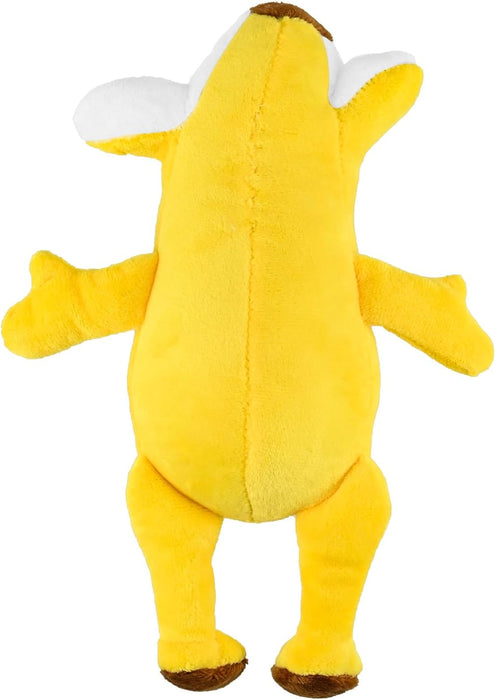 Divertido animal de peluche de plátano humano pelado para niños y fanáticos, color amarillo - Quierox - Tienda Online
