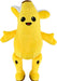 Divertido animal de peluche de plátano humano pelado para niños y fanáticos, color amarillo - Quierox - Tienda Online