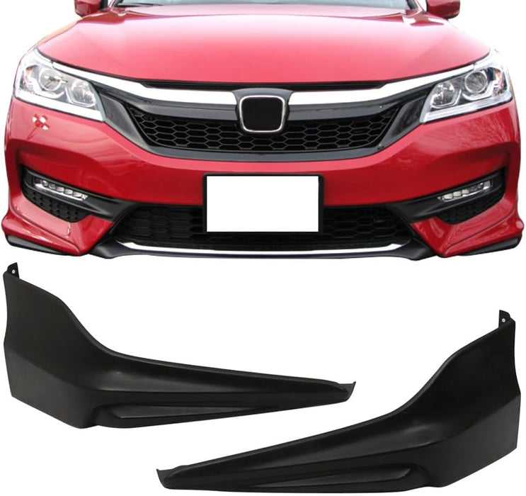 Divisores de labio delantero compatibles con Honda Accord Sedán 2016 - 2017 - Quierox - Tienda Online