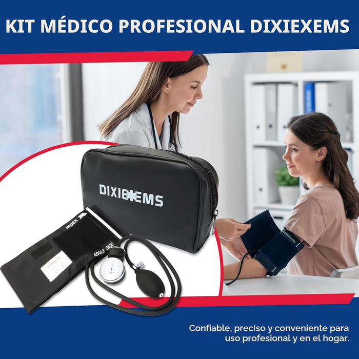 Dixie EMS tensiómetro aneroide de lujo con mango para la presión arterial Negro - Quierox - Tienda Online