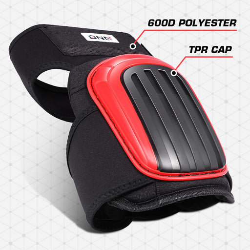 DNA MOTORING TOOLS - 00510 - Rodilleras resistentes con correas antideslizantes ajustables para construcción - Quierox - Tienda Online