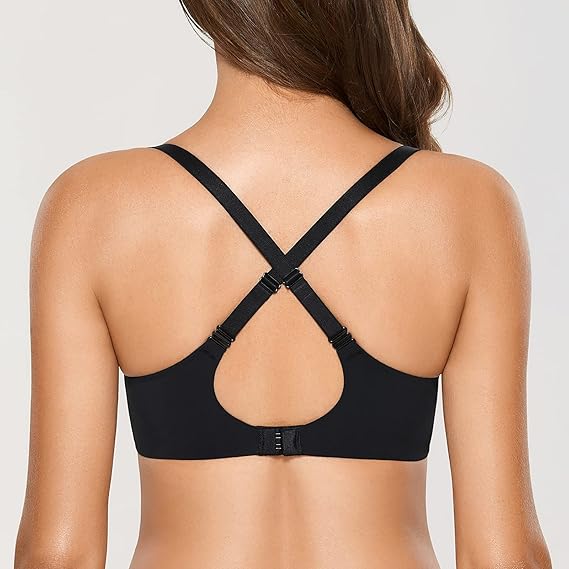 DOBREVA Sujetador tipo camiseta push up para mujer, con aros, sin acolchado - Quierox - Tienda Online