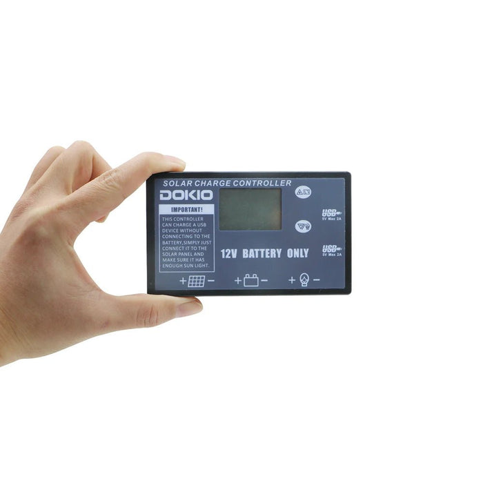 DOKIO-controlador Solar XT60, 12V, 10A, adecuado para paneles solares de la serie FFSP - Quierox - Tienda Online