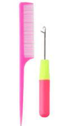 DONNA Aguja de ganchillo 1 pieza y peine de cola de rata, 1 conjunto - Quierox - Tienda Online