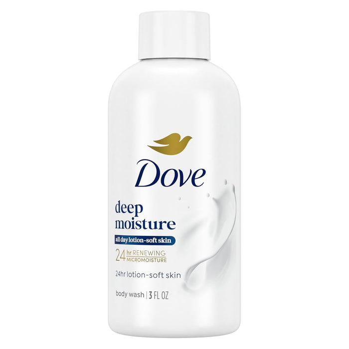 Dove Gel de baño Humedad profunda para 24 horas de hidratación, 3 oz - Quierox - Tienda Online
