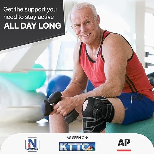 DR. BRACE - Rodillera profesional para el dolor de rodilla, con estabilizadores laterales y almohadillas de gel de rótula - Quierox - Tienda Online