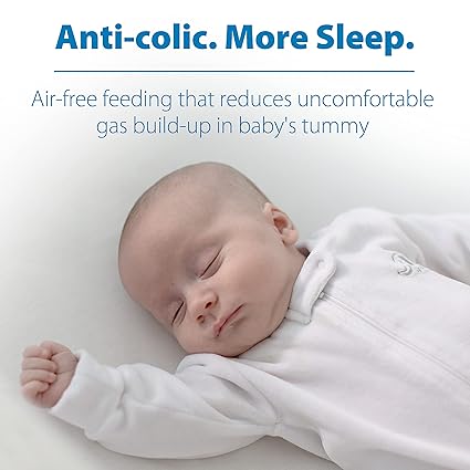 Dr. Brown's Biberón estrecho Anti - Colic Options+, tetina de nivel 1 para bebés - Quierox - Tienda Online