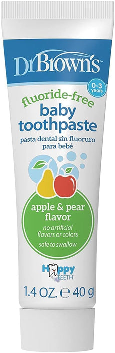 Dr. Brown's Pasta de dientes para bebés sin flúor, cuidado bucal para bebés - Quierox - Tienda Online