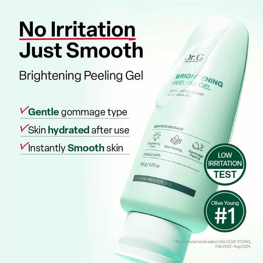 Dr. G Gel Exfoliante Iluminador, cuidado de la piel coreano para una piel radiante 120g - Quierox - Tienda Online