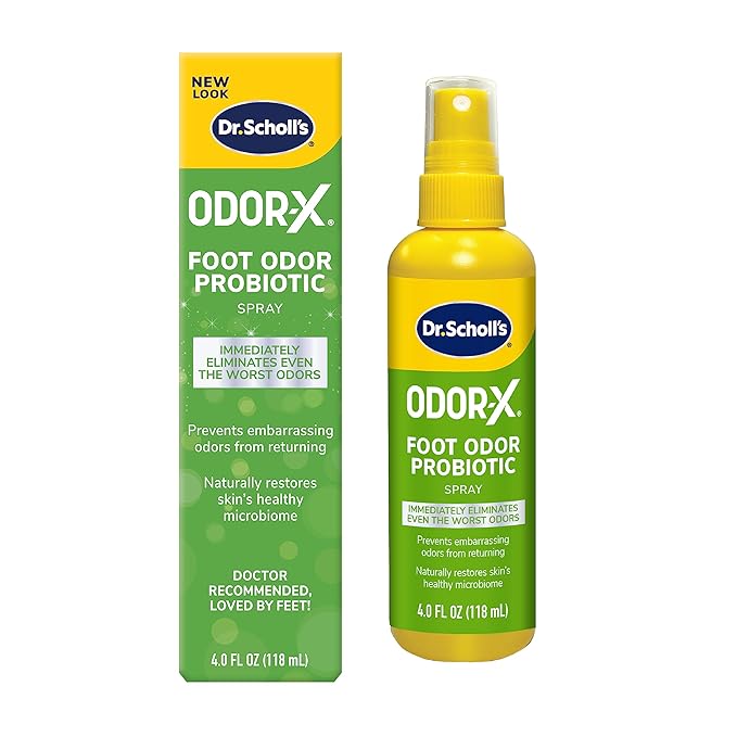 Dr. Scholl's ODOR - X - Aerosol probiótico de olor para pies, 4 onzas - Quierox - Tienda Online