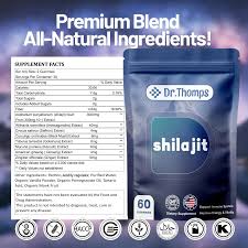 Dr. Thomps Gomitas de Shilajit del Himalaya Premium Gold Con Ashwagandha, 60 gummies - Quierox - Tienda Online